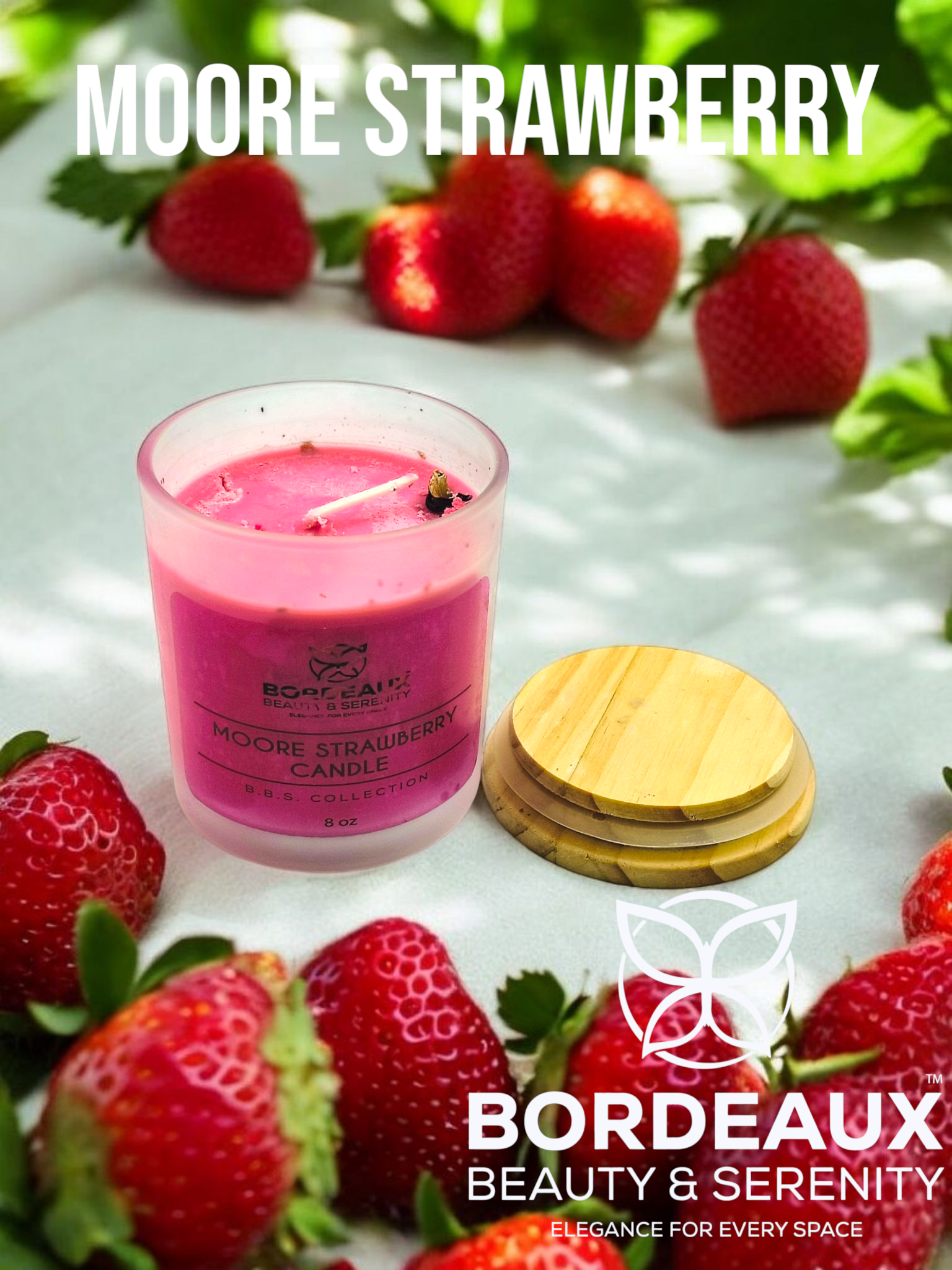 Moore Strawberry Candles
