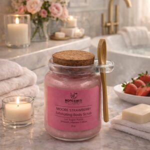 Moore Strawberry Exfoliating Body Scrub